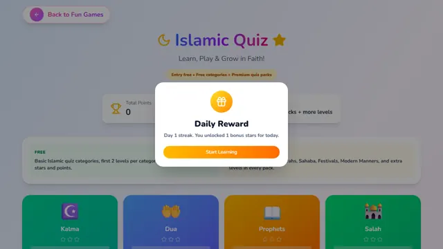 Islamic Quiz Learning cover