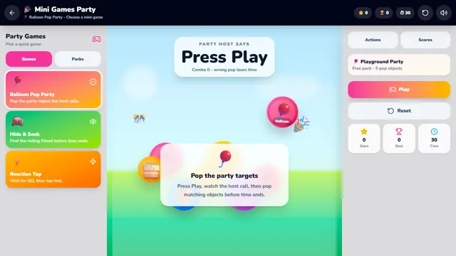 Mini Games Party Hub cover