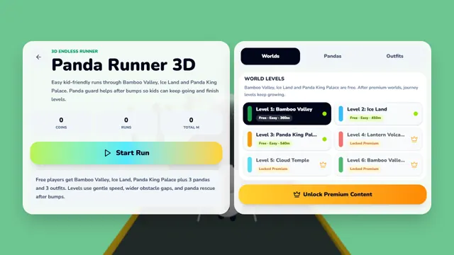 Panda Runner 3D cover